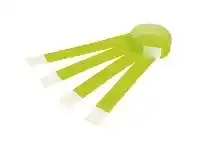 Rexel Fluoro Wrist Bands Green 100 Pack