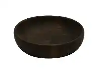 LivingStyles VTWonen Cyder Mango Wood Bowl, Small, Black offer