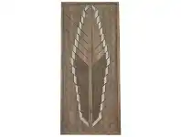 LivingStyles Lucinder Timber Partique Wall Art, Arrow Feather, 91cm offer