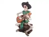 Calavera Art Sculpture, Guitar Player