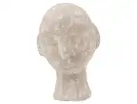LivingStyles VTWonen Ecomix Recycled Paper Baldhead Sculpture, Small, Sand offer