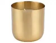 LivingStyles VTWonen Etna Metal Cup Candle, Small, Gold offer