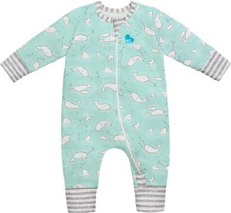 BIG W Love to dream coverall with 2-way zip - mint offer