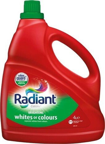 BIG W Radiant laundry liquid 4-litre offer