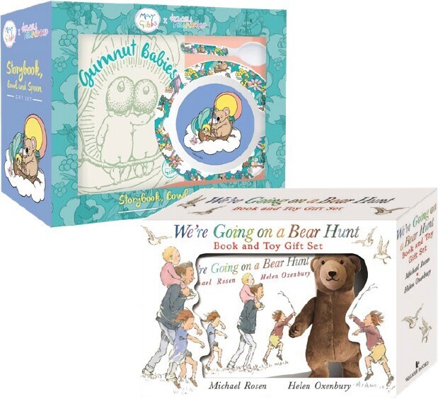 BIG W May gibbs x kasey rainbow gift set or we’re going on a bear hunt book & plush set offer