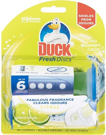 Duck fresh discs toilet cleaner 36ml - citrus