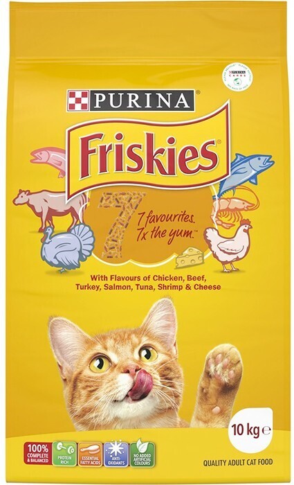 BIG W Friskies dry cat food 10kg - 7 flavours offer