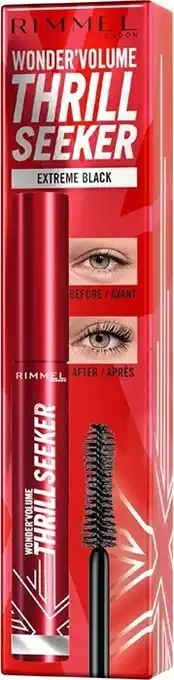 BIG W Rimmel volume thrill seeker mascara black offer