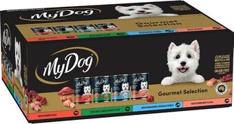 BIG W My dog gourmet selection wet dog food 12 x 400g offer