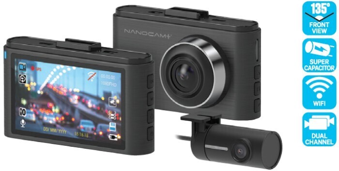 SuperCheap Auto Nanocam+ 1080p fhd front & rear dash cam offer