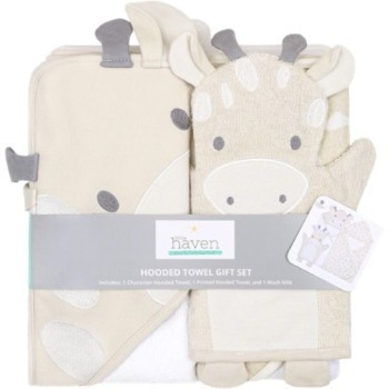 BIG W Little haven 3-piece bath gift set - safari dreams offer