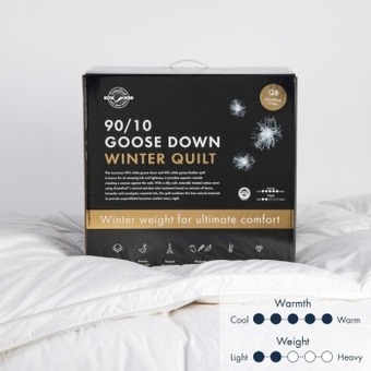 Pillow Talk 90/10 goose down winter quilt by greenfirst® offer