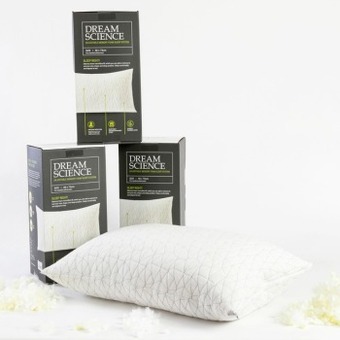 Pillow Talk Adjustable memory foam pillow by dream science offer