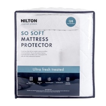 Pillow Talk Comfort science so soft mattress protector by hilton offer