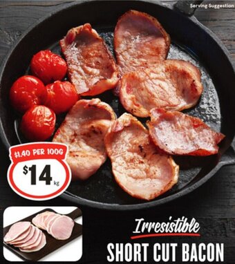 IGA SHORT CUT BACON offer