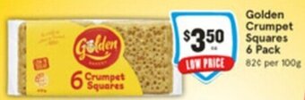 IGA Golden Crumpet Squares 6 Pack offer