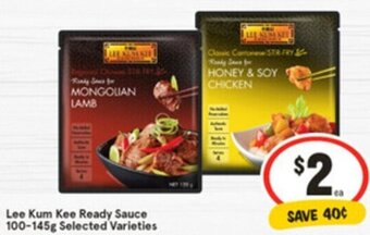 IGA Lee Kum Kee Ready Sauce 100-145g offer