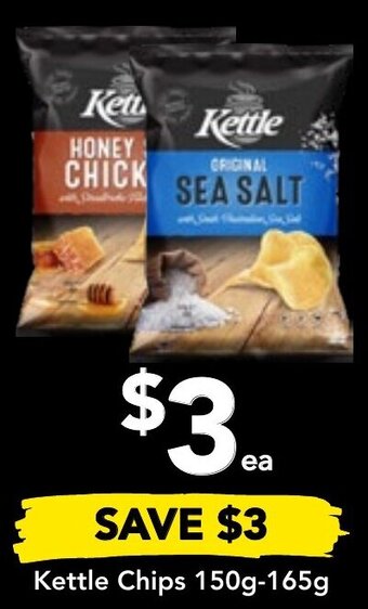 Drakes Kettle Chips 150g-165g offer