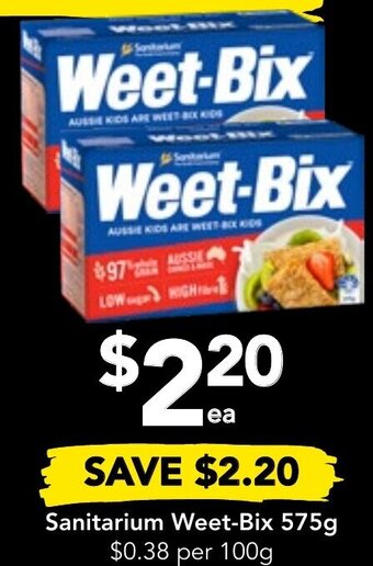 Drakes Sanitarium Weet-Bix 575g offer