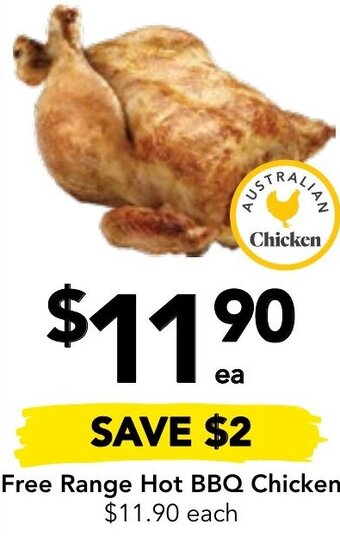 Drakes Free Range Hot BBQ Chicken offer