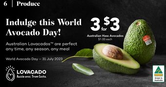 Drakes Australian Hass Avocados offer