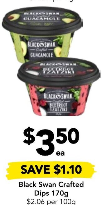 Black Swan Crafted Dips 170g