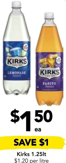 Drakes Kirks 1.25lt offer