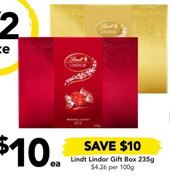 Drakes Lindt Lindor Gift Box 235g offer