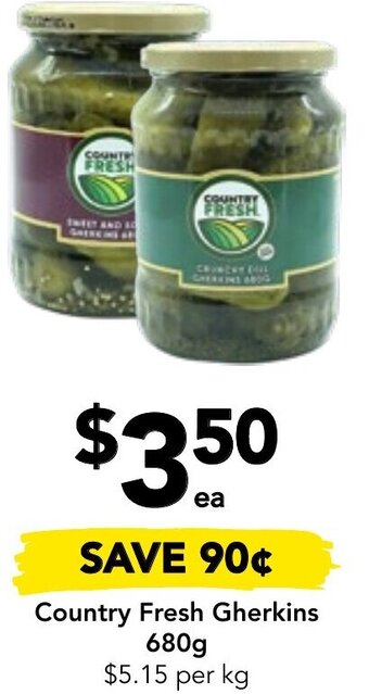 Drakes Country Fresh Gherkins 680g offer