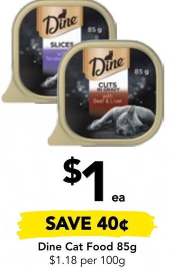 Drakes Dine Cat Food 85g offer