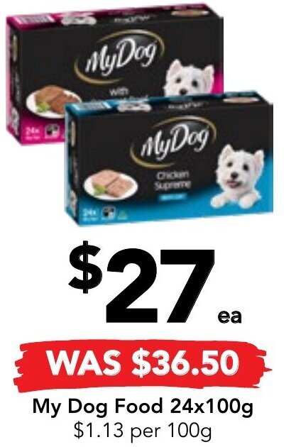 Drakes My Dog Food 24x100g offer