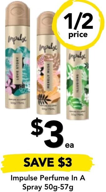 Impulse Perfume In A Spray 50g-57g