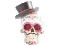LivingStyles Calavera Art Sculpture, Man in Hat offer