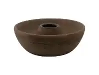 LivingStyles VTWonen Wooden Saucer Candle Holder, Small offer