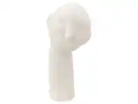 LivingStyles VTWonen Ecomix Recycled Paper Baldhead Sculpture, Large, Off White offer