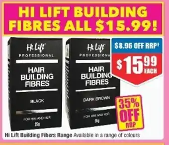 Chemist Warehouse Hi Lift Building Fibers Range offer
