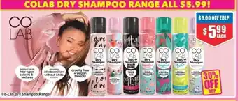 Chemist Warehouse Co-Lab Dry Shampoo Range offer
