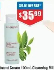 Chemist Warehouse Clarins Cleansing Milk with Alpine Herbs Normal or Dry Skin 200ml offer
