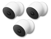 The Good Guys Google Nest Cam Wireless Camera - 3 Pack offer