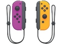 The Good Guys Nintendo Switch Joy-Con Pair - Neon Purple & Orange offer