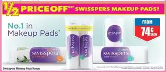 Chemist Warehouse Swisspers Makeup Pads Range offer