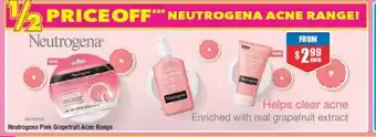 Neutrogena Pink Grapefruit Acne Range
