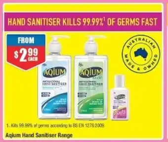 Aquim Hand Sanitiser Range