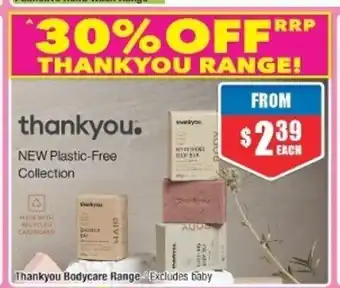 Thankyou Bodycare Range