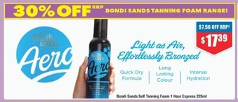 Chemist Warehouse Bondi Sands Self Tanning Foam 1 Hour Express 225ml offer