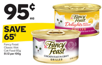 Woolworths Fancy Feast Classic Wet Cat Food 85g offer