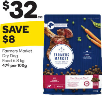 Woolworths Farmers Market Dry Dog Food 6.8 kg offer
