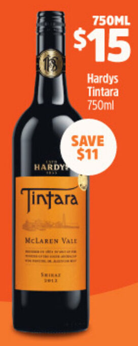 Hardys Tintara 750ml