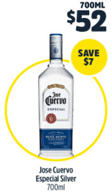 Jose Cuervo Especial Silver 700ml offer at Woolworths