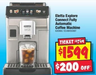 JB Hi-Fi Eletta Explore Connect Fully Automatic Coffee Machine offer